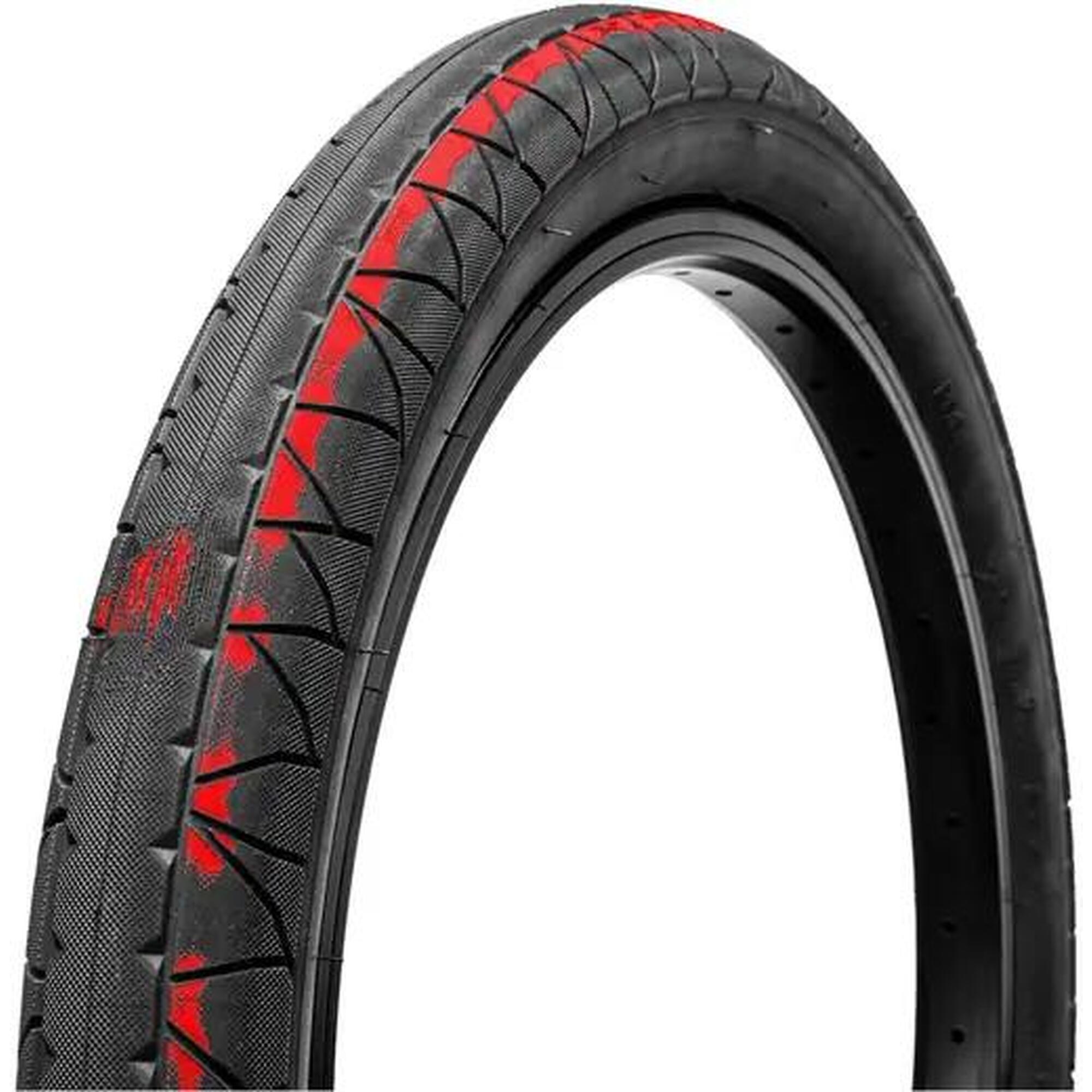 BMX Opony GT Pool Opona BMX - 20" - Czarny/Czerwony