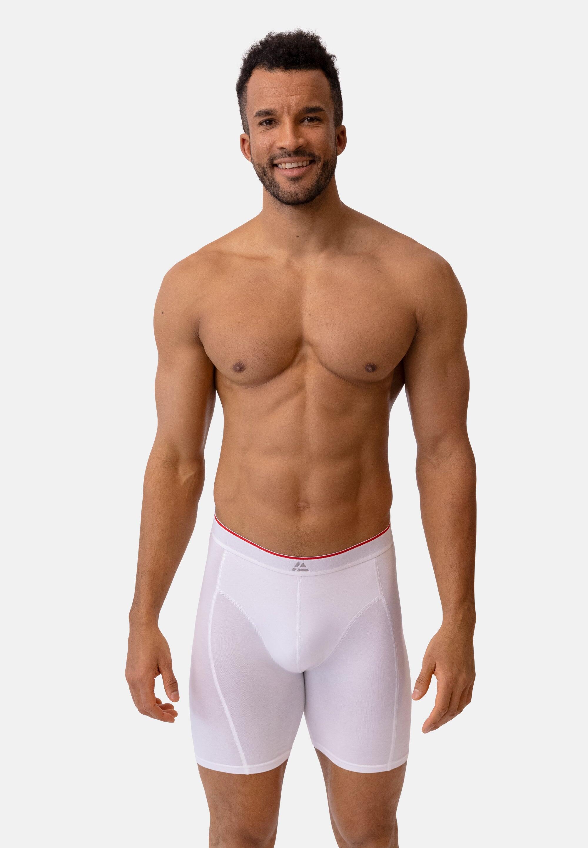 Boxers de bambú pierna larga extra 6 pares 3/6