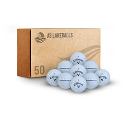50 balles Callaway Chrome Soft / Chrome Soft X AAA-AA Lakeballs