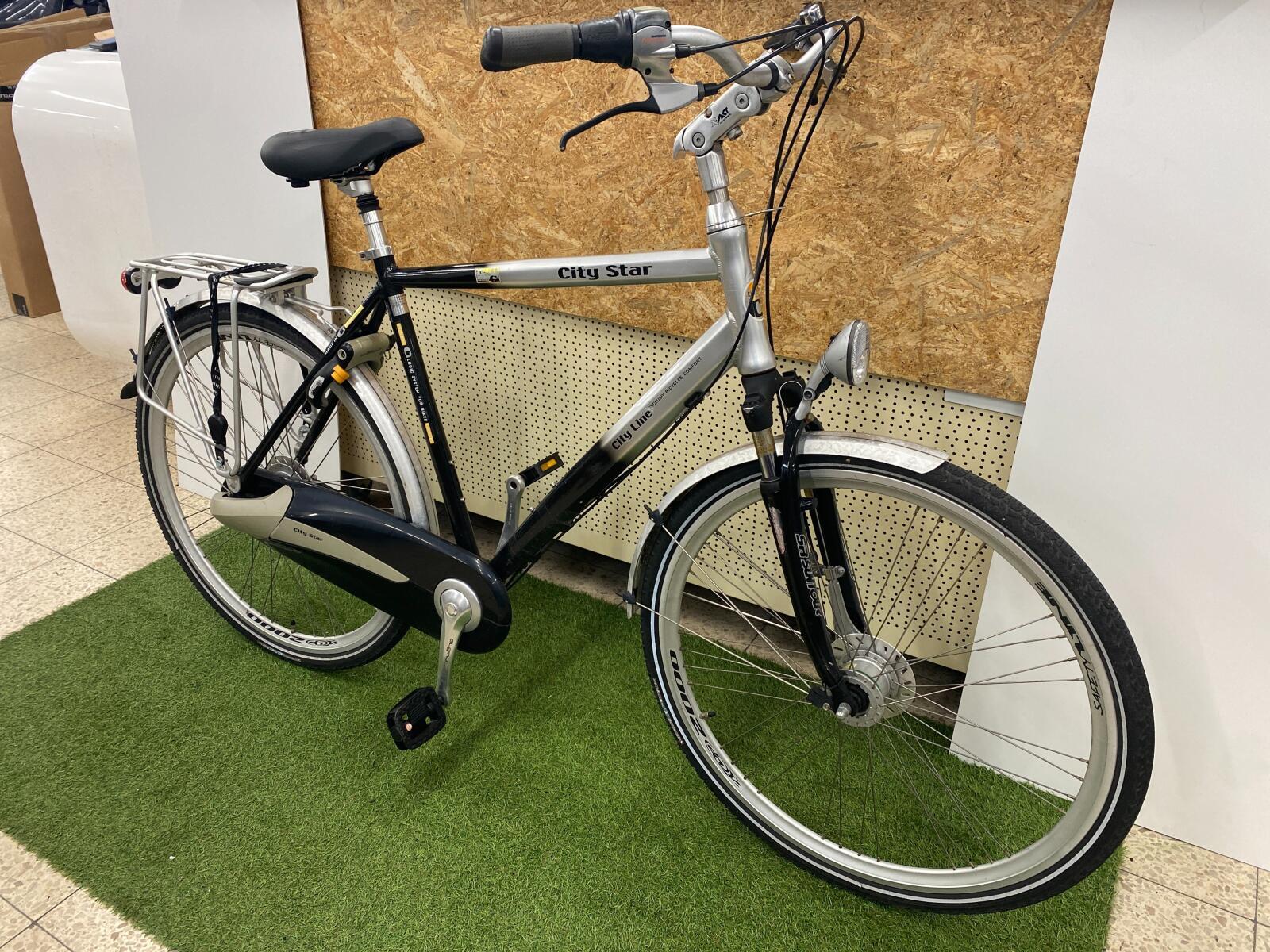 City Star herenfiets 57 cm, metalen grijs 6/7