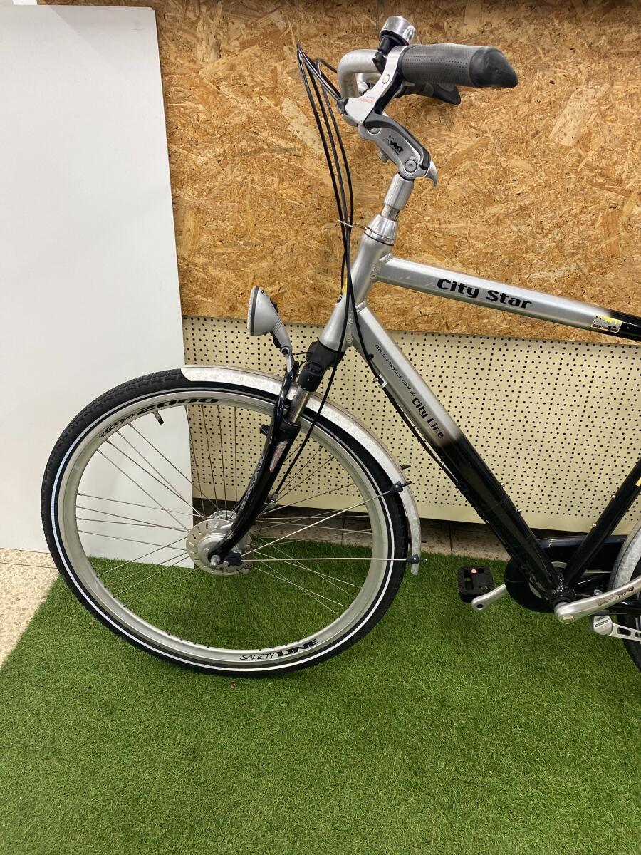 City Star herenfiets 57 cm, metalen grijs 7/7
