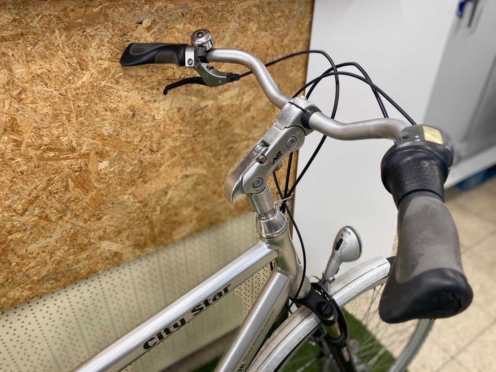City Star herenfiets 57 cm, metalen grijs 5/7