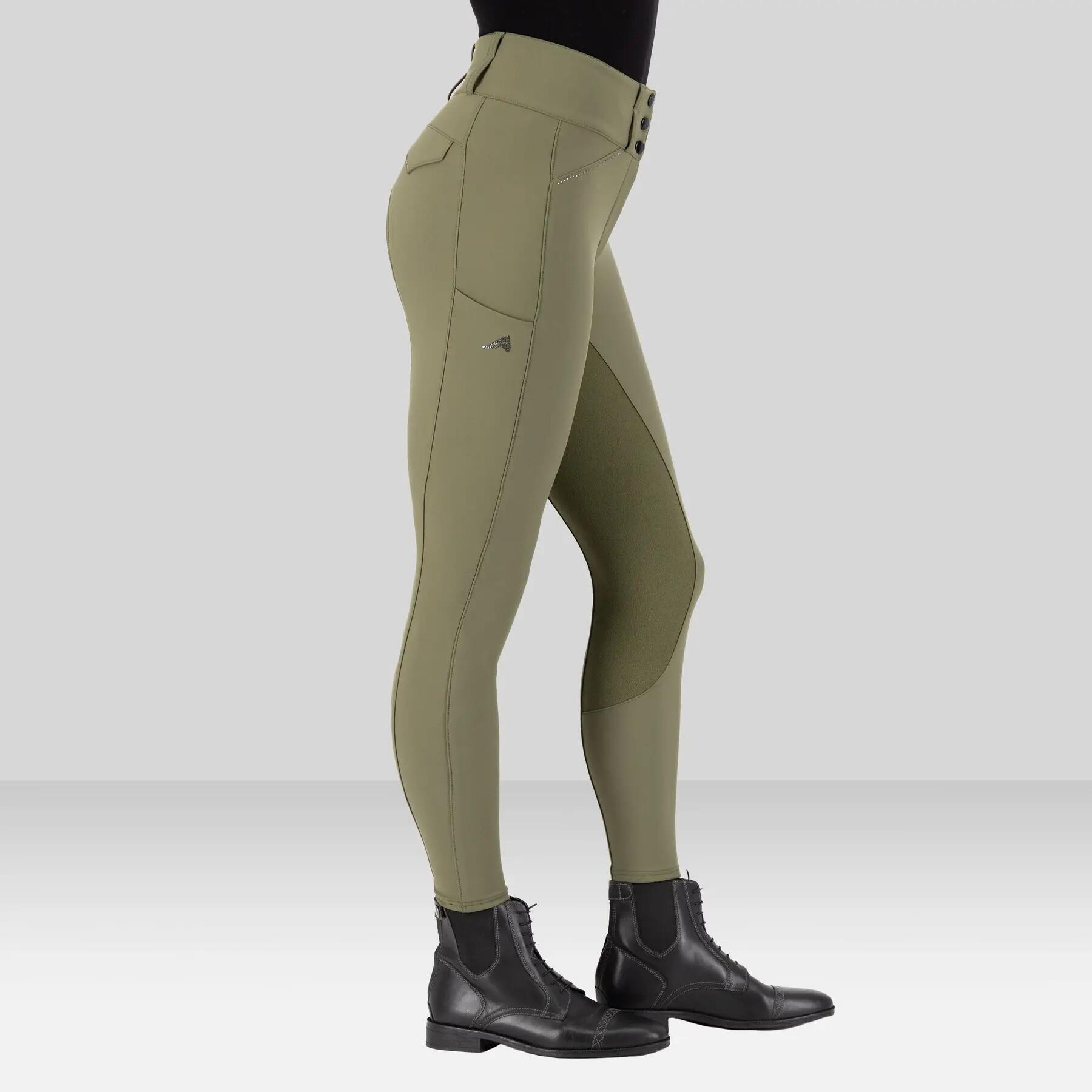 Pantalón de equitación térmico con agarre completo para mujer Euro-Star Aurelia 3/5