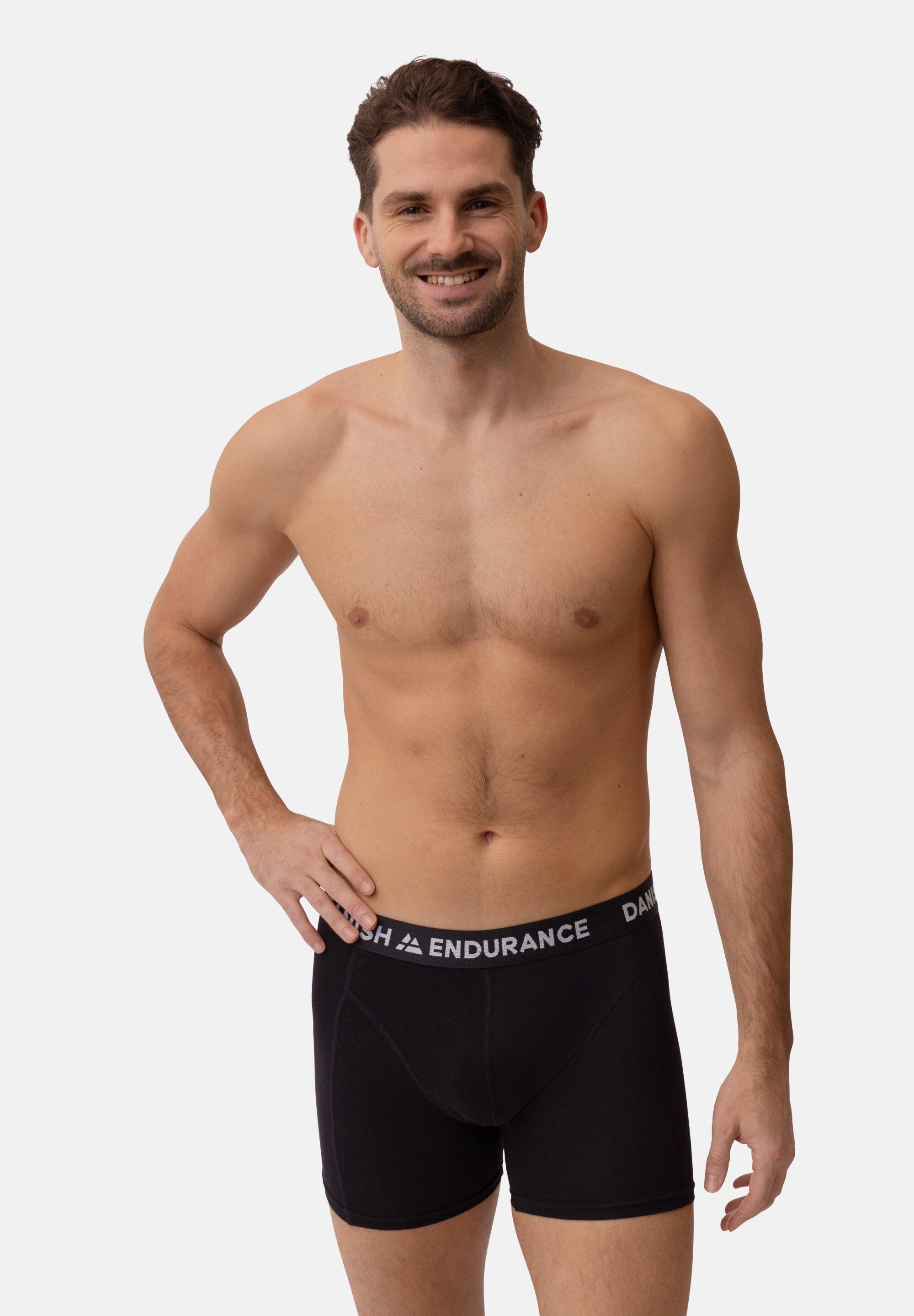 Calzoncillos bóxer de algodón clásicos para hombre con abertura 10 pares 3/6