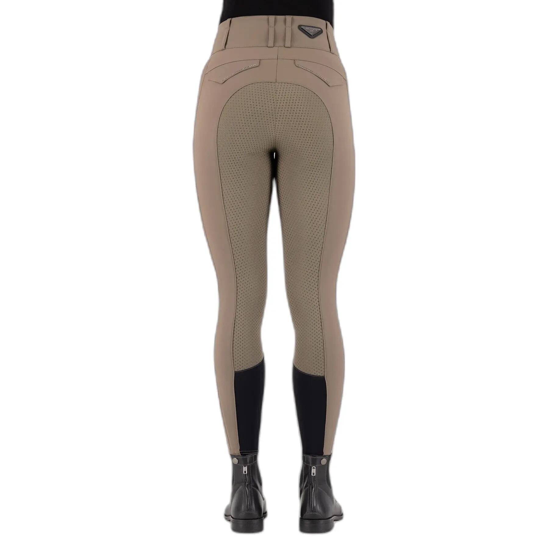 Pantaloni da equitazione full grip da donna Euro-Star Aurelia Diamond 2/4