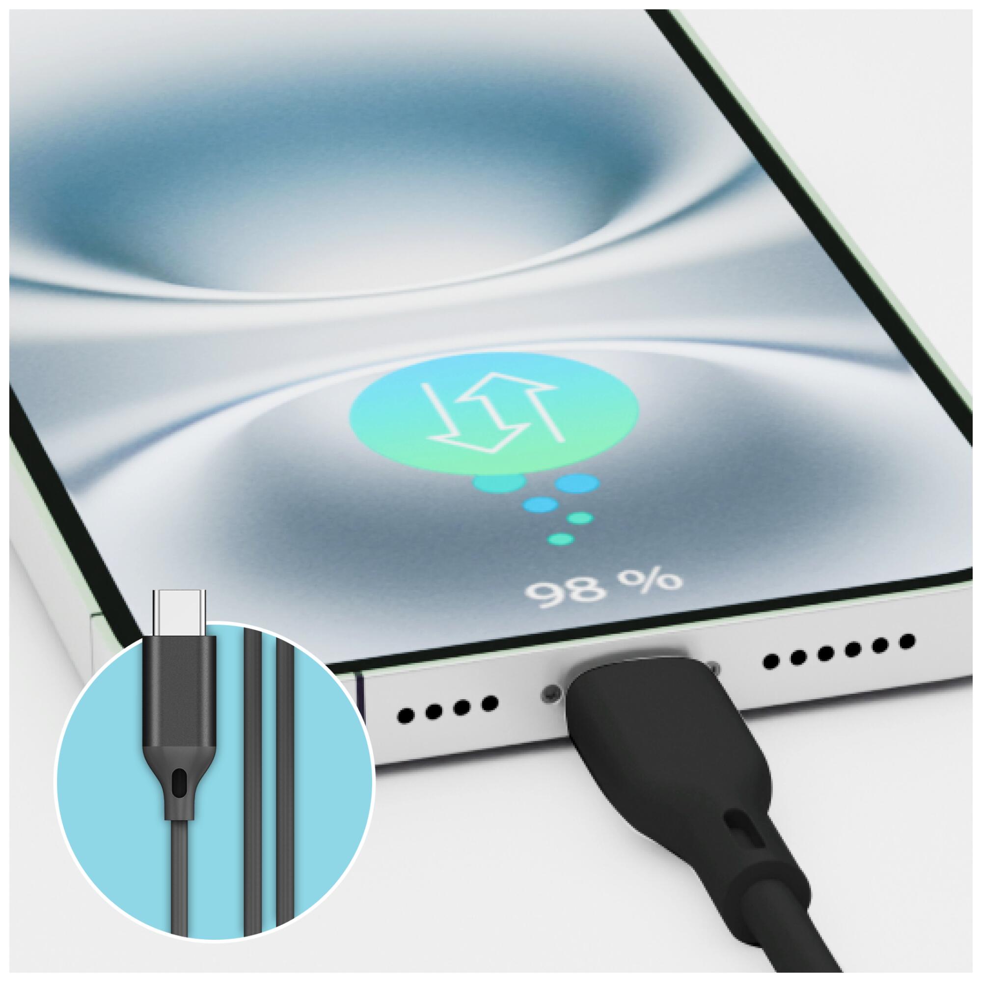 Écouteurs filaires Forever EP-02 intra-auriculaires USB-C noirs 5/7