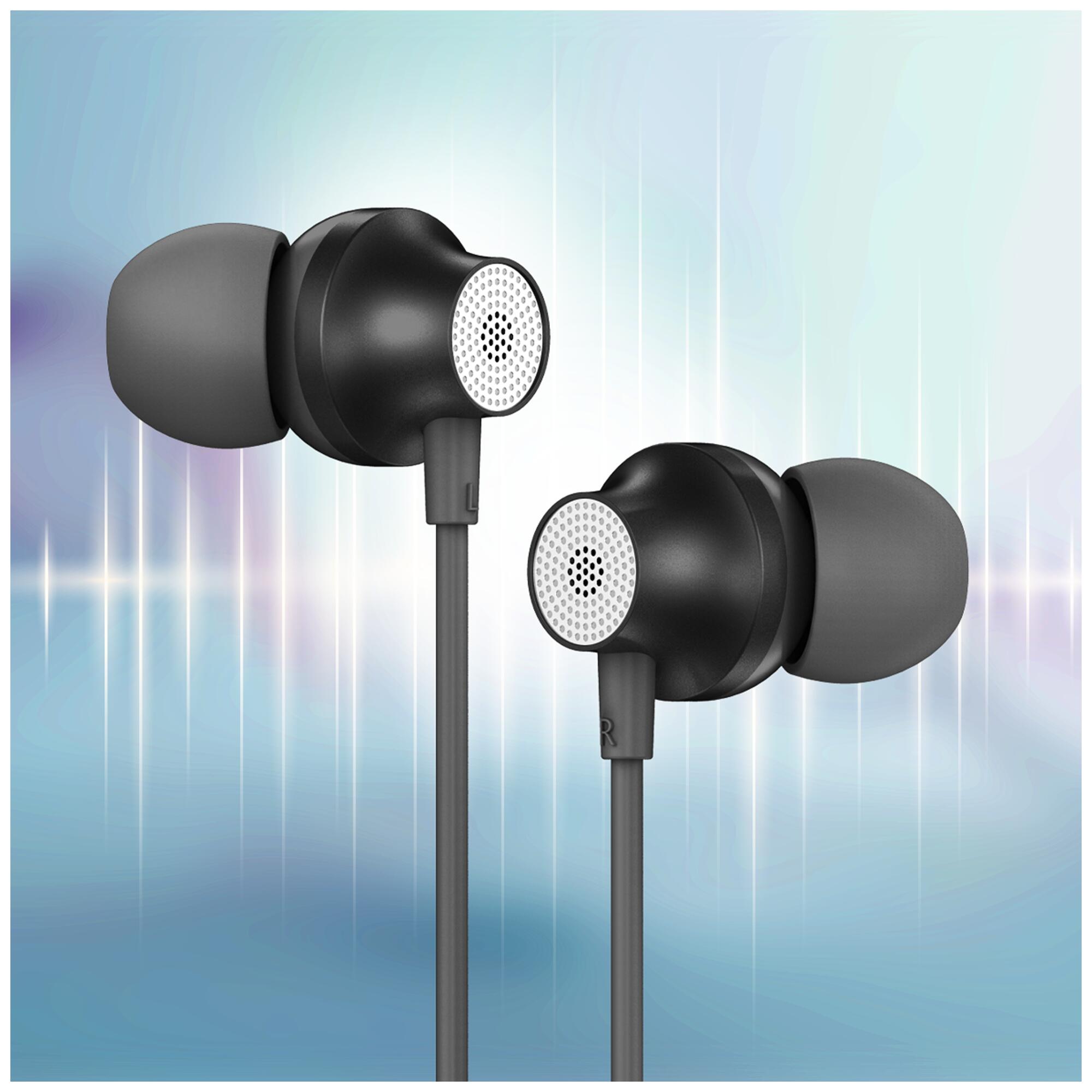 Écouteurs filaires Forever EP-02 intra-auriculaires USB-C noirs 4/7