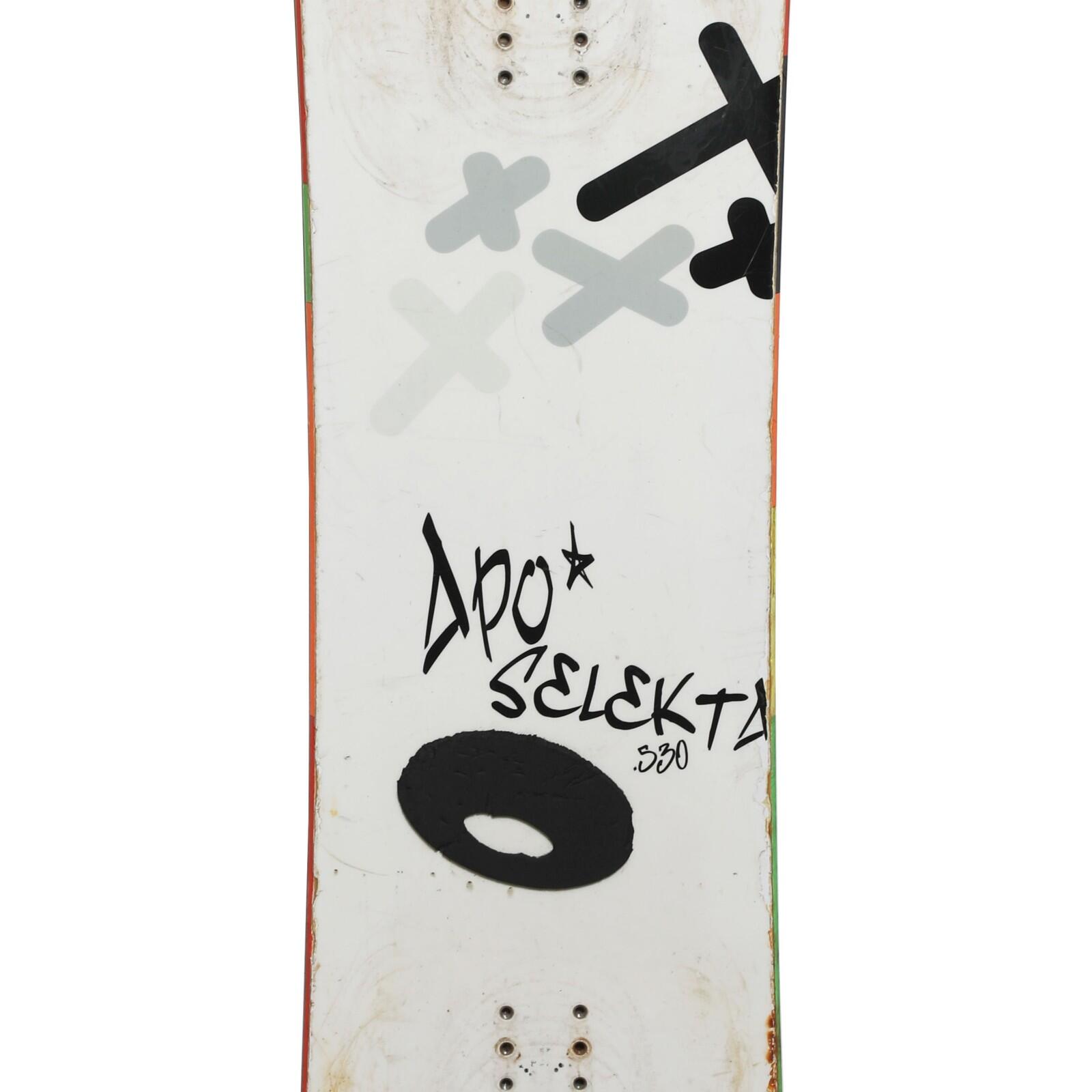 RECONDITIONNE - Snowboard Apo Selekta + Fixations Coque 3/4