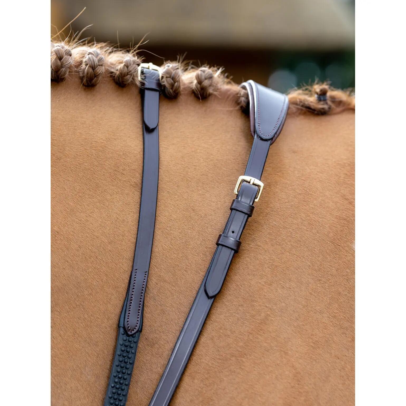 Rênes pour cheval caoutchouc LeMieux 2/5