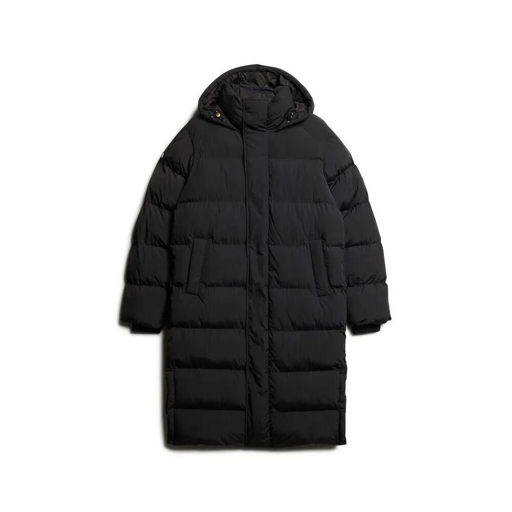 Long hooded down jacket Superdry