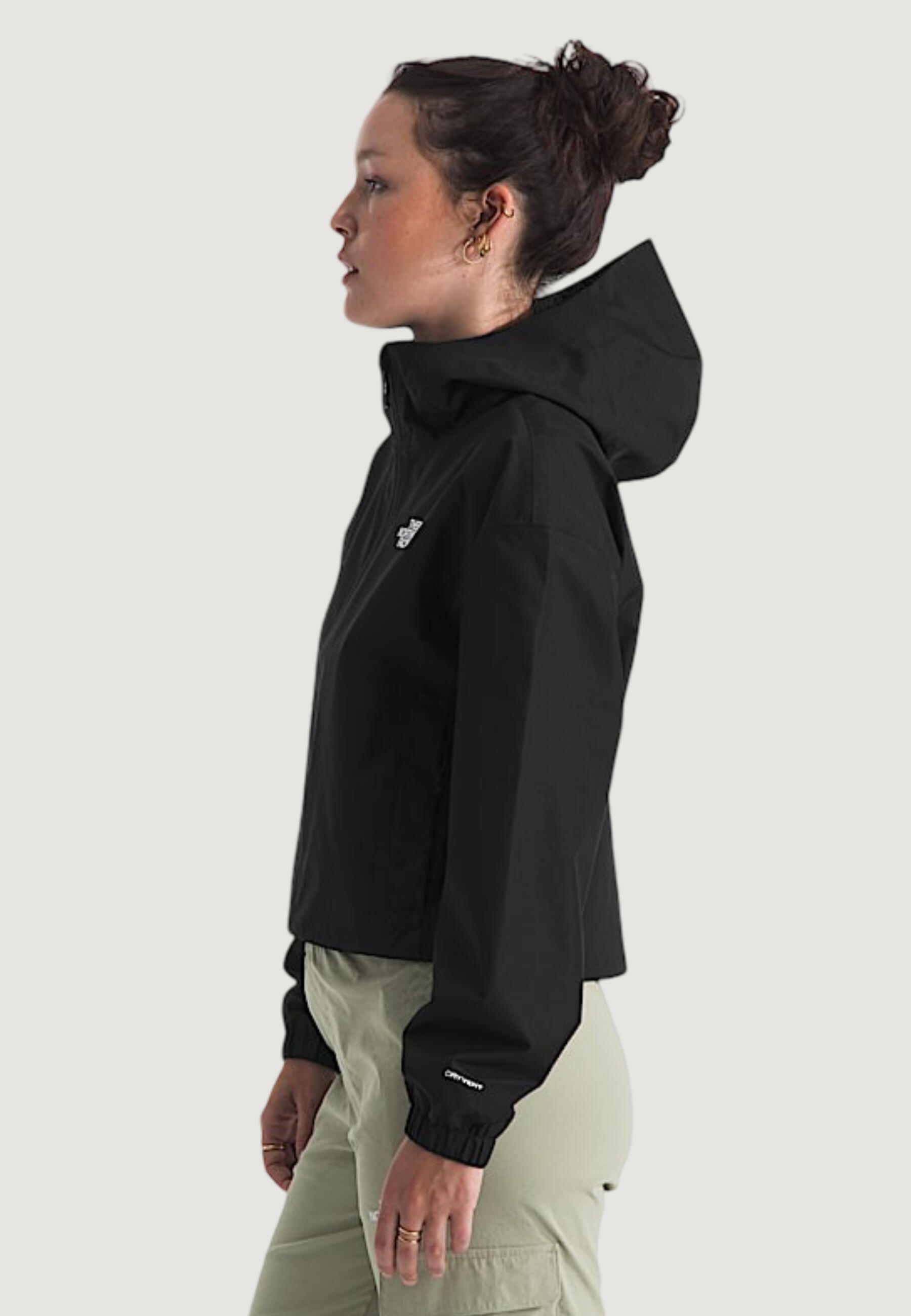 Giacchetti Donna W QUEST MONO CROPPED Nero 4/5
