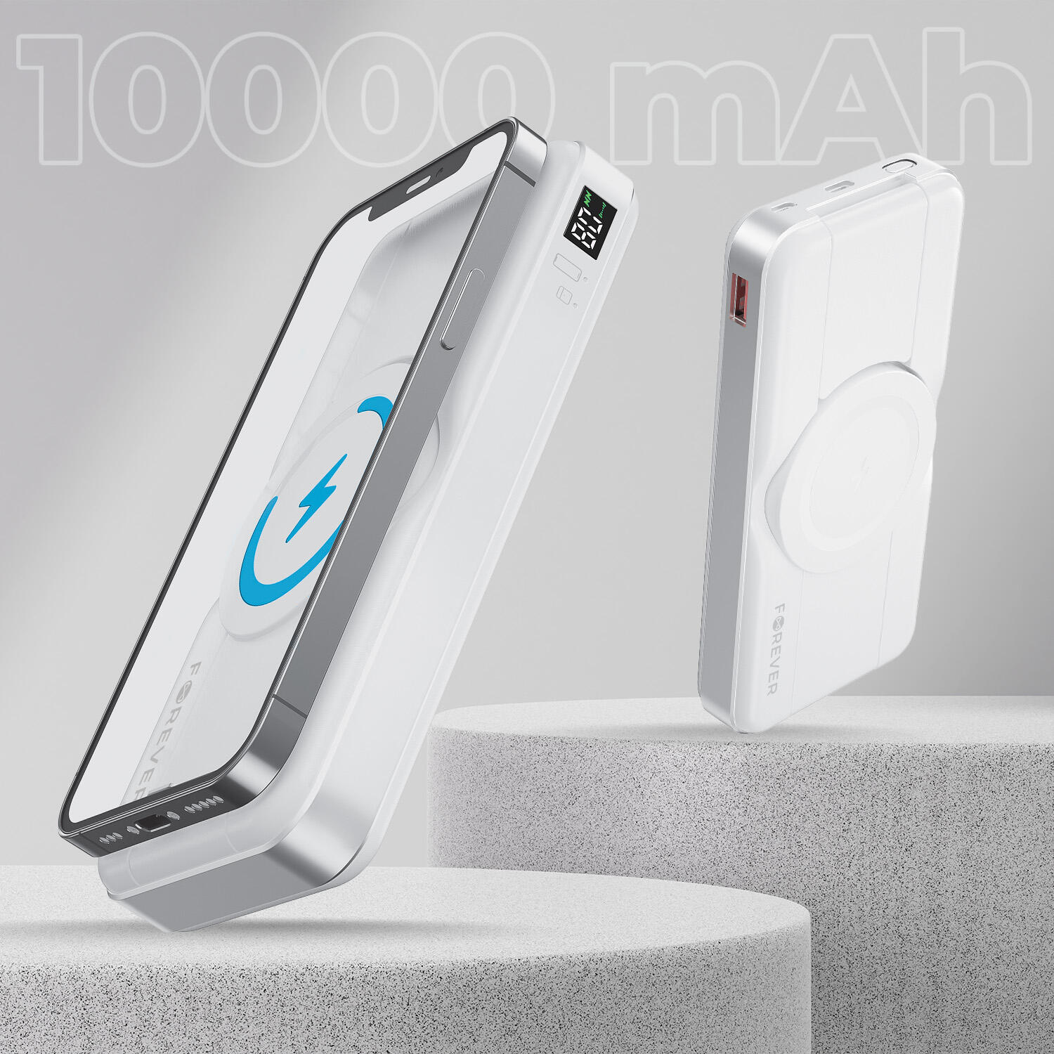 Bezdrátová powerbanka Forever MATB-300 10000 mAh 3v1 5/7