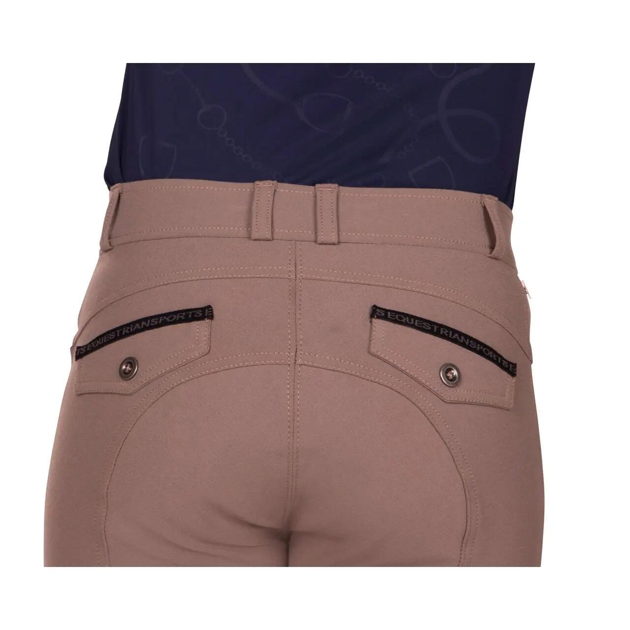 Pantalon équitation fille mid grip QHP Rylee 6/7