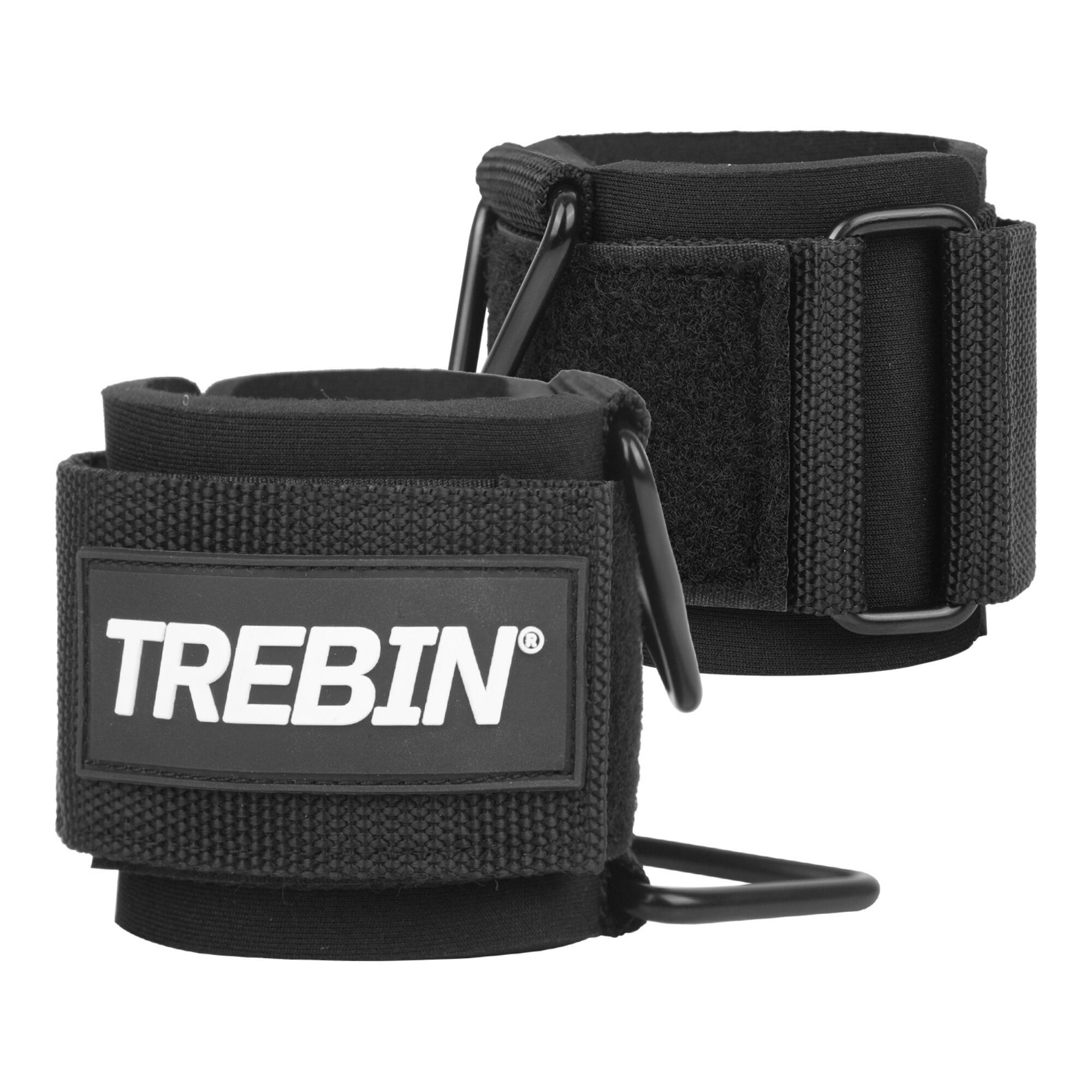 Trebin polsbanden voor kabeltraining – zwart 3/7