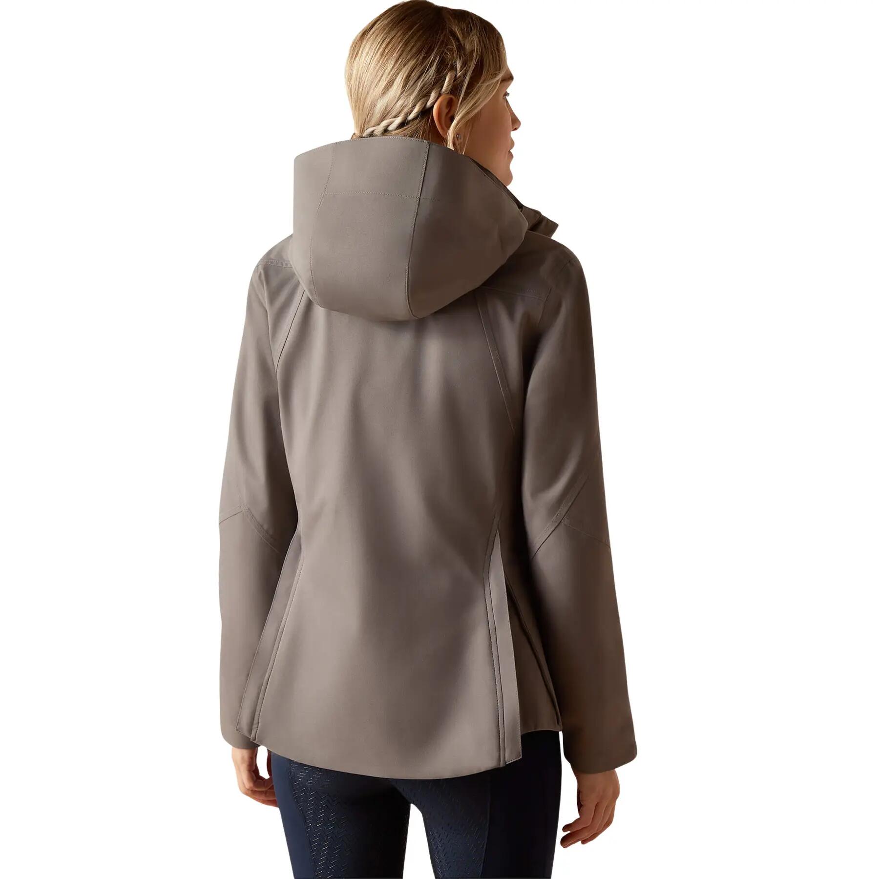 Giacca impermeabile da equitazione con cappuccio donna Ariat Coastal 2/5