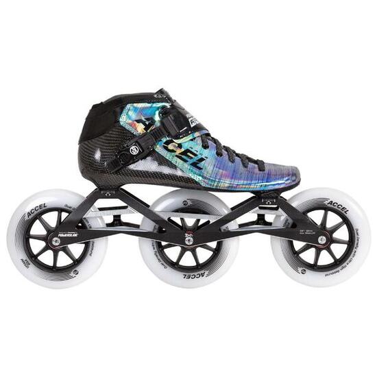 Łyżworolki szybkie Powerslide Accel Race Reflective 125
