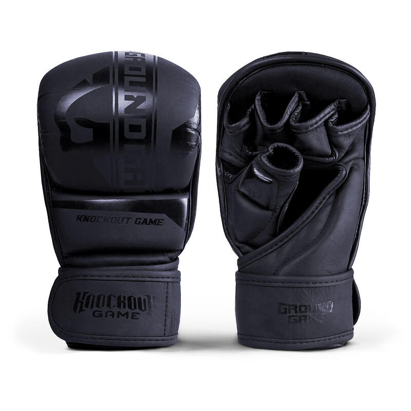 Rękawice do MMA męskie Groundgame Stripe black sparingowe