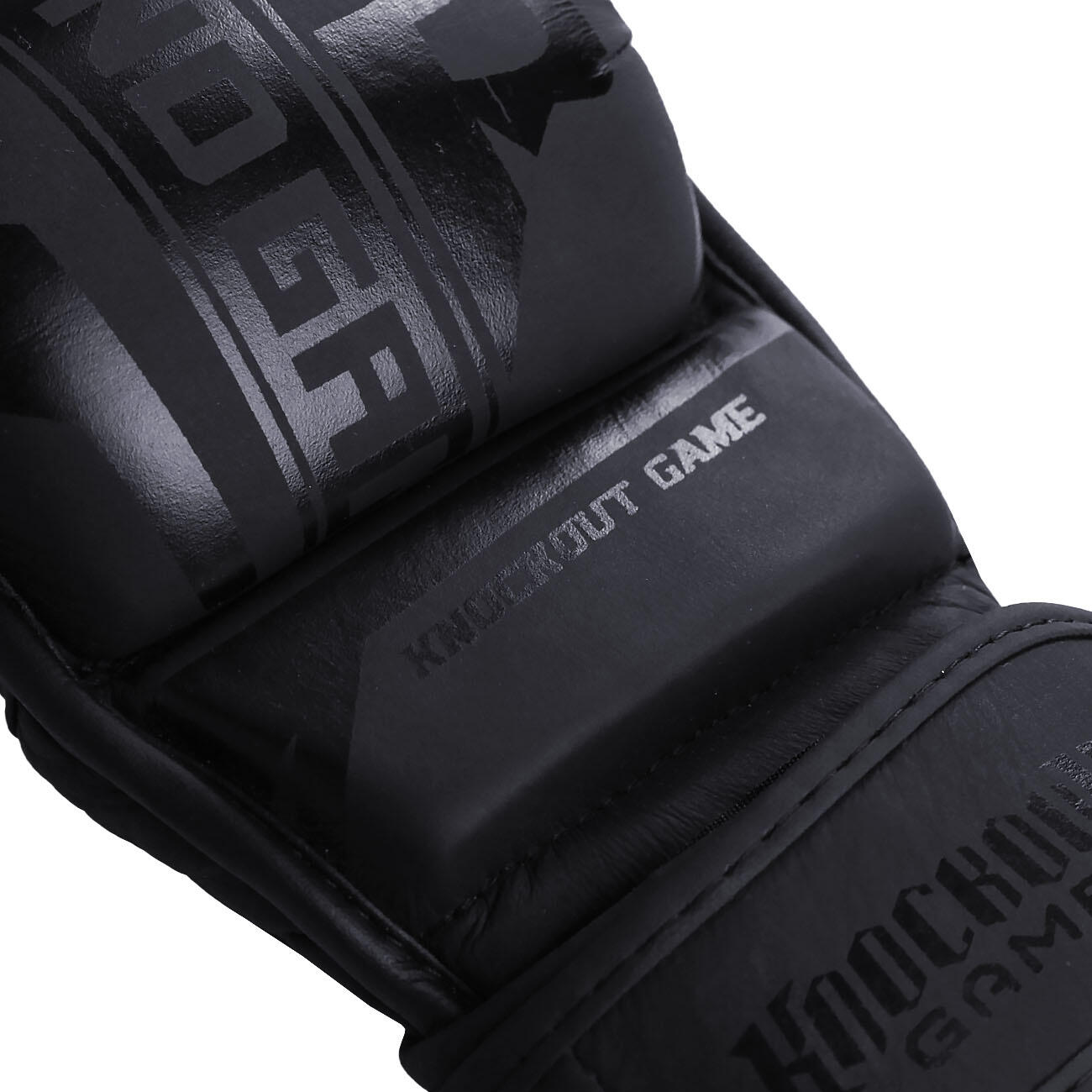 Rękawice do MMA męskie Groundgame Stripe Black sparingowe 5/5