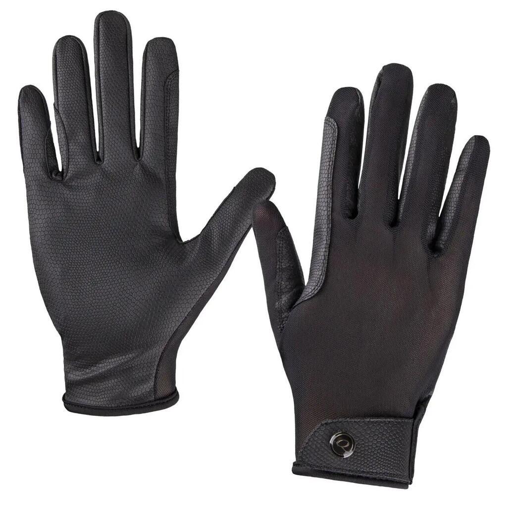 Riding gloves for women QHP Solares