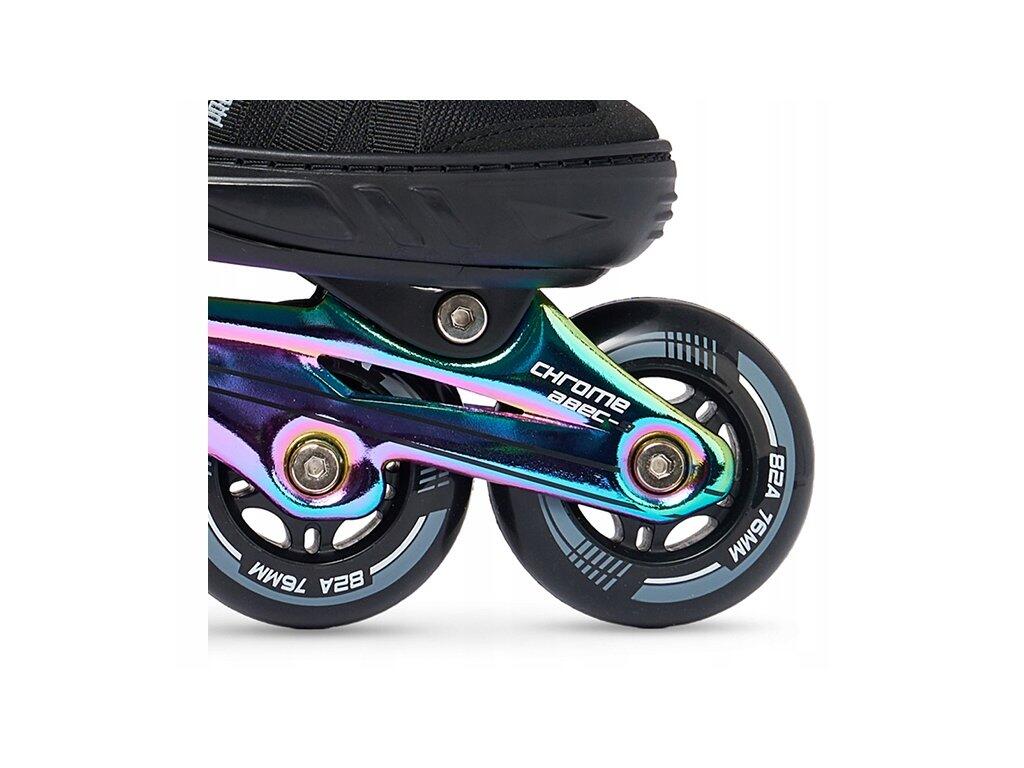 Nijdam Sk8 Star Pattini Inline Regolabili – Unisex Per Giovani, Divertimento Outdoor Garantito - 3