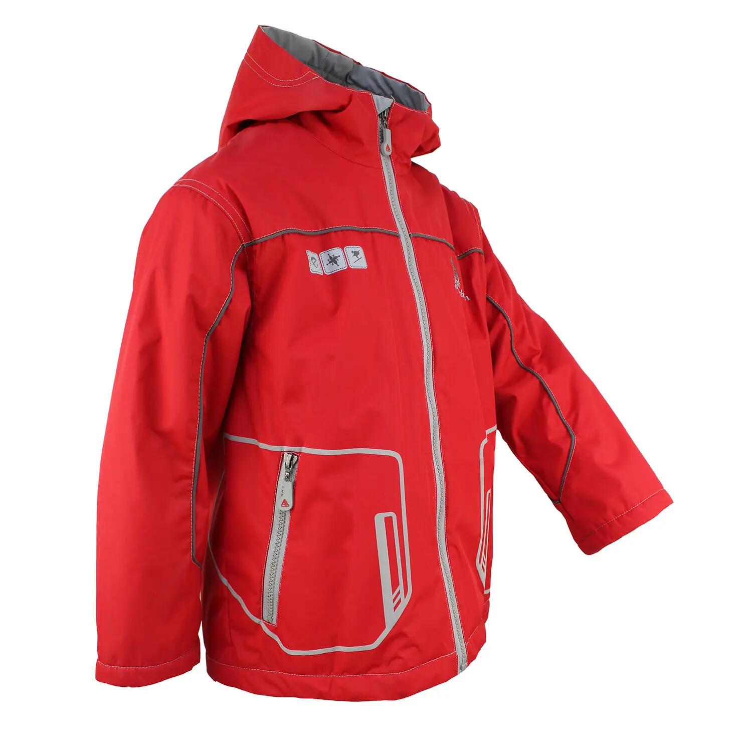 Giacca da sci per bambini Peak Mountain Eklato-Rouge 3/3