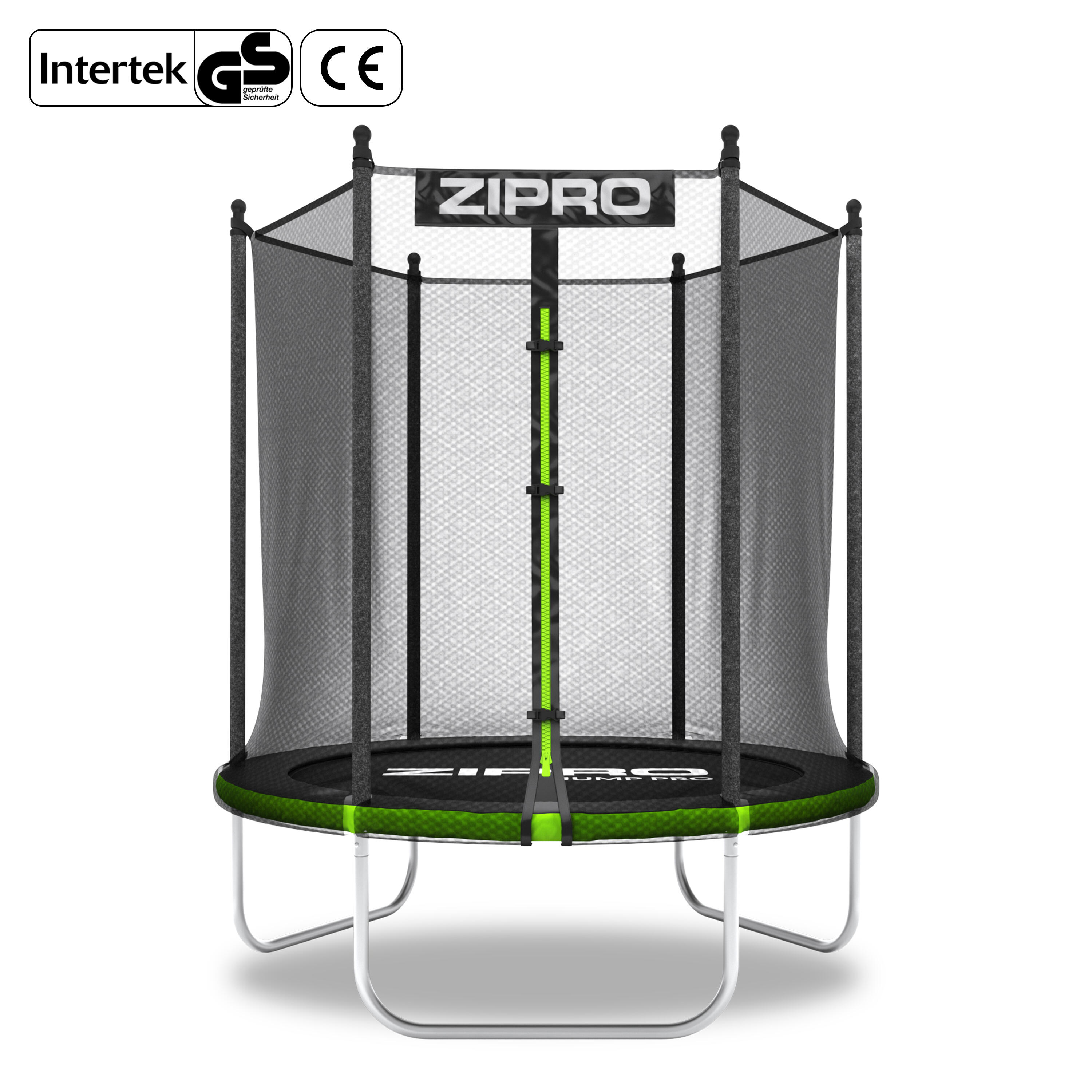 Trambulină de exterior Zipro Jump Pro cu plasă de protecție externă 4FT 127cm