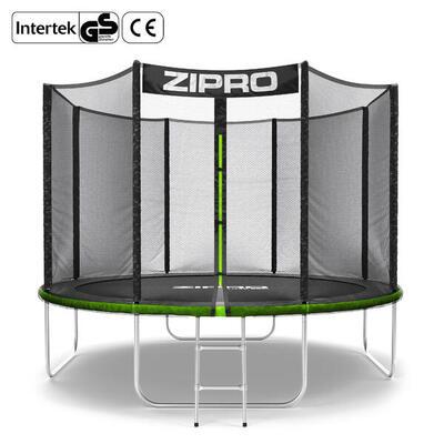 Trampoline ronde jump pro - 10ft 312 cm - met veiligheidsnet extern, ladder