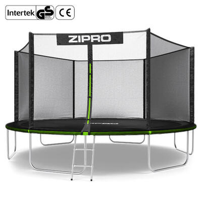 Trampoline ronde jump pro - 14ft 435 cm - met veiligheidsnet extern, ladder