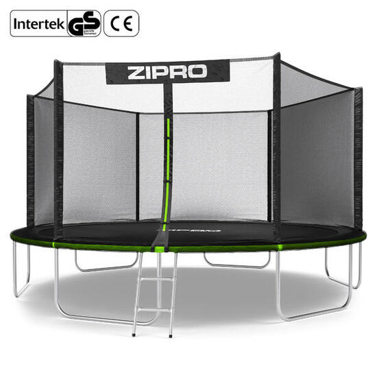Trampolina ogrodowa Zipro Jump Pro z siatką zewnętrzną 14FT 435cm