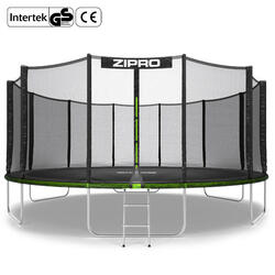 Trampoline rond Zipro Jump Pro 16FT 496cm avec filet de protection extérieur