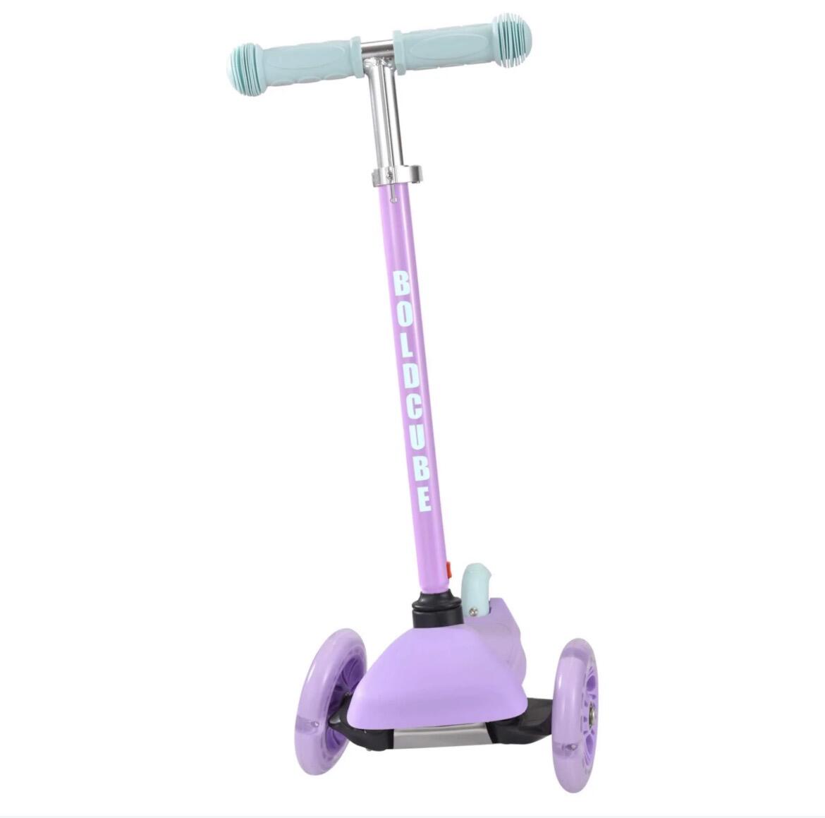 Kinderstep driewieler  lila paars 3/5