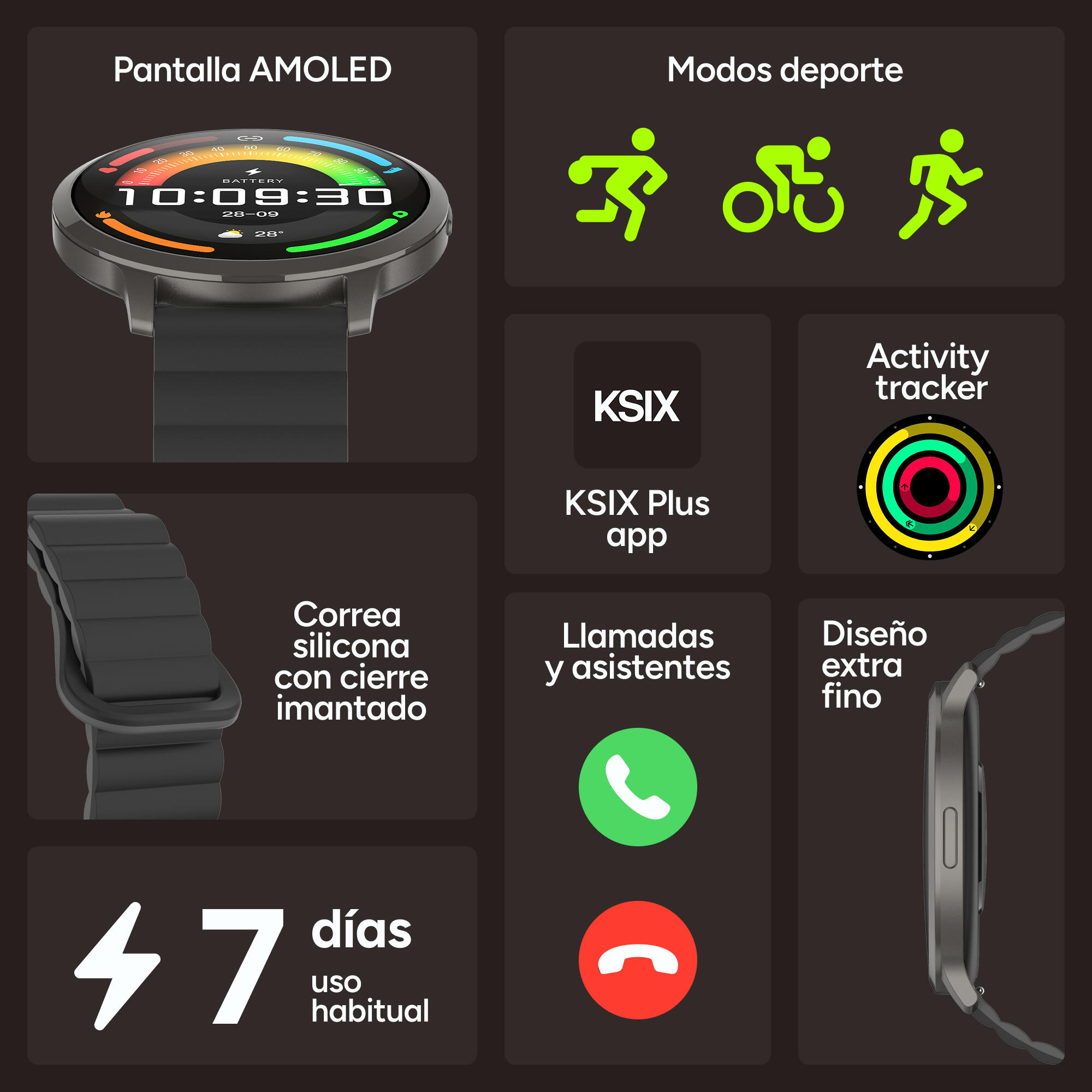 Smartwatch KSIX Core 3 Max Go 3/8