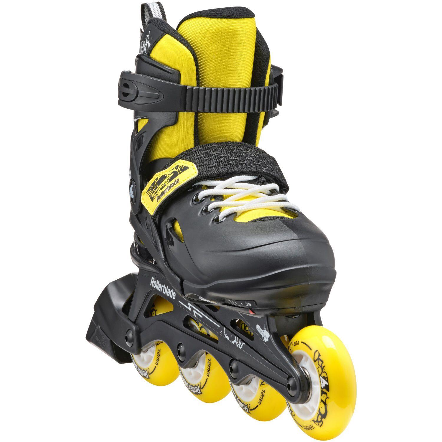 ROLLERBLADE FURY, NERO/GIALLO, 36.5-40.5 6/6