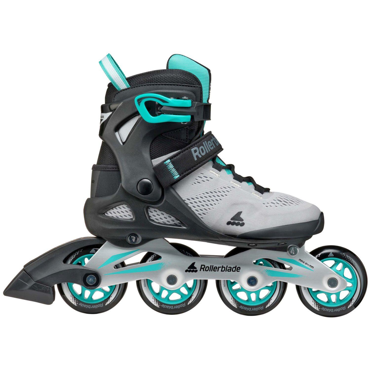 ROLLERBLADE Roller Fitness Macroblade 80 W Gris Bleu Sarcelle 2/7