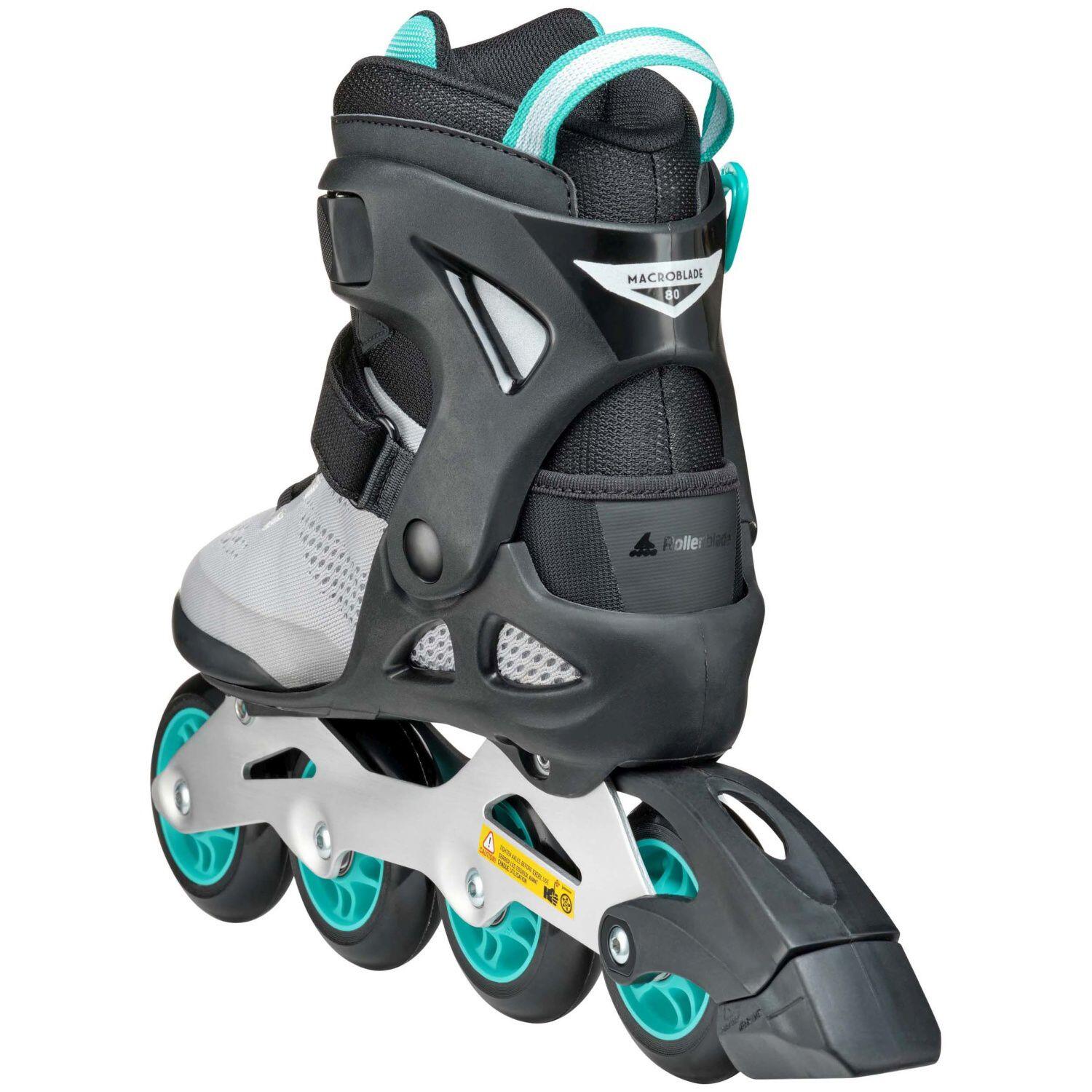 ROLLERBLADE Roller Fitness Macroblade 80 W Gris Bleu Sarcelle 5/7