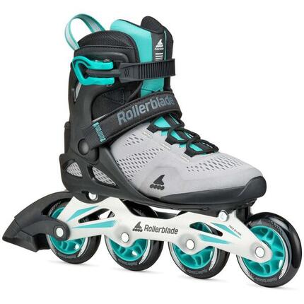 Rolki rekreacyjne damskie Rollerblade Macroblade 80 W Grey Teal Blue