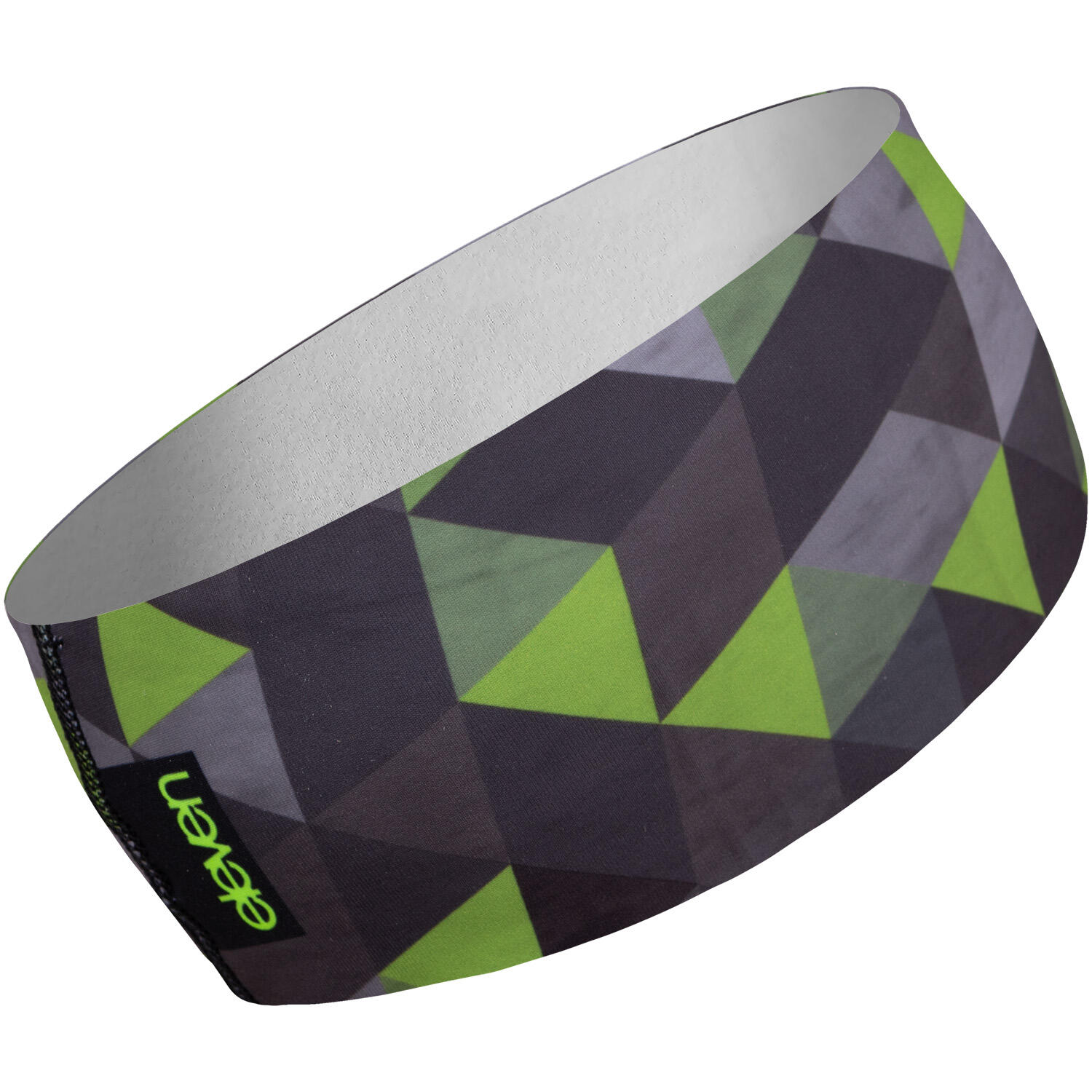 Sportstirnband Eleven Dolomiti Tripeak – grau/grün 3/3