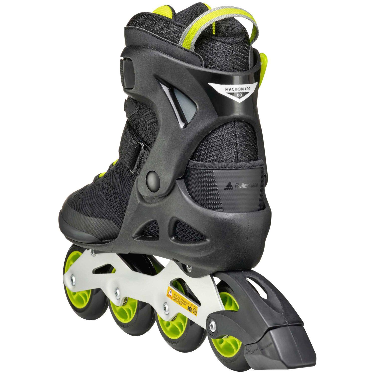 ROLLERBLADE Roller Fitness Macroblade 80 Noir Lime 2025 5/7