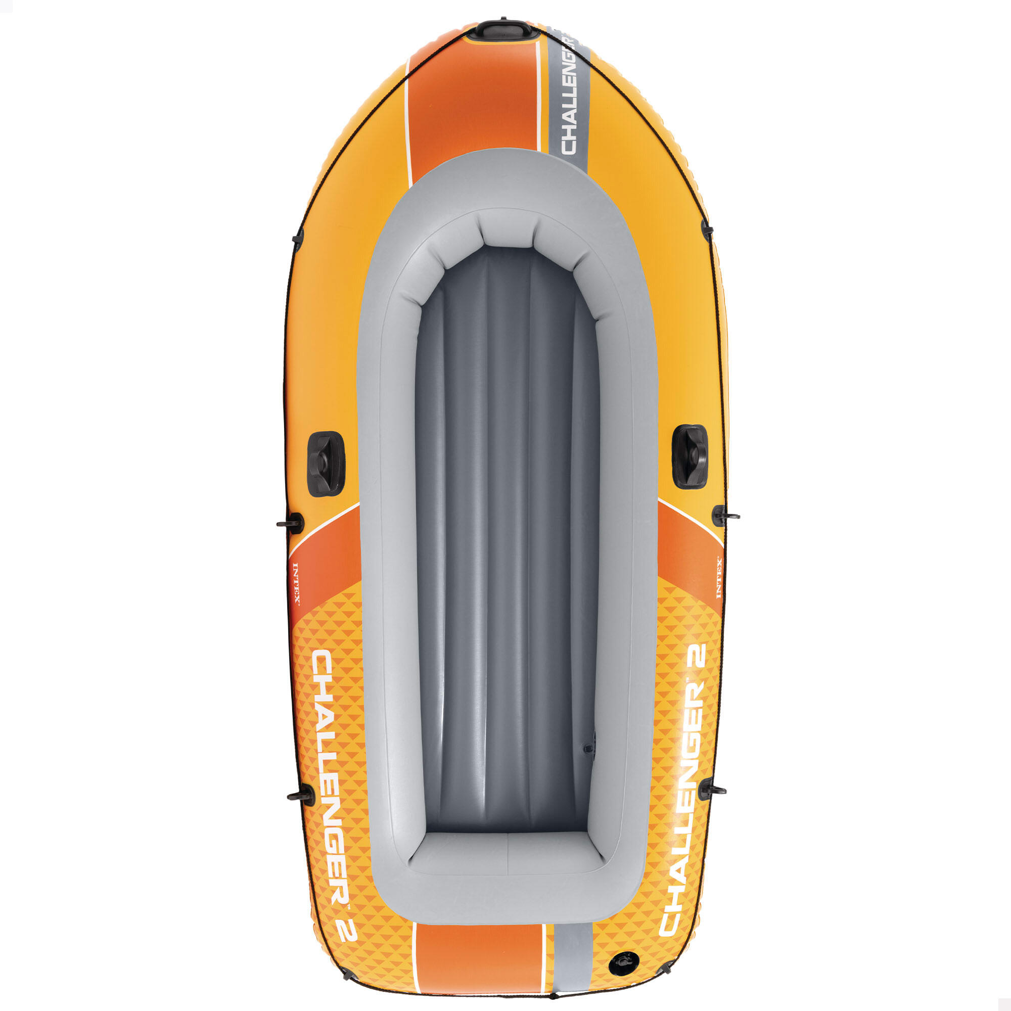 Opblaasbare boot Challenger 2 voor 2 personen met roeispanen en pomp 7/7