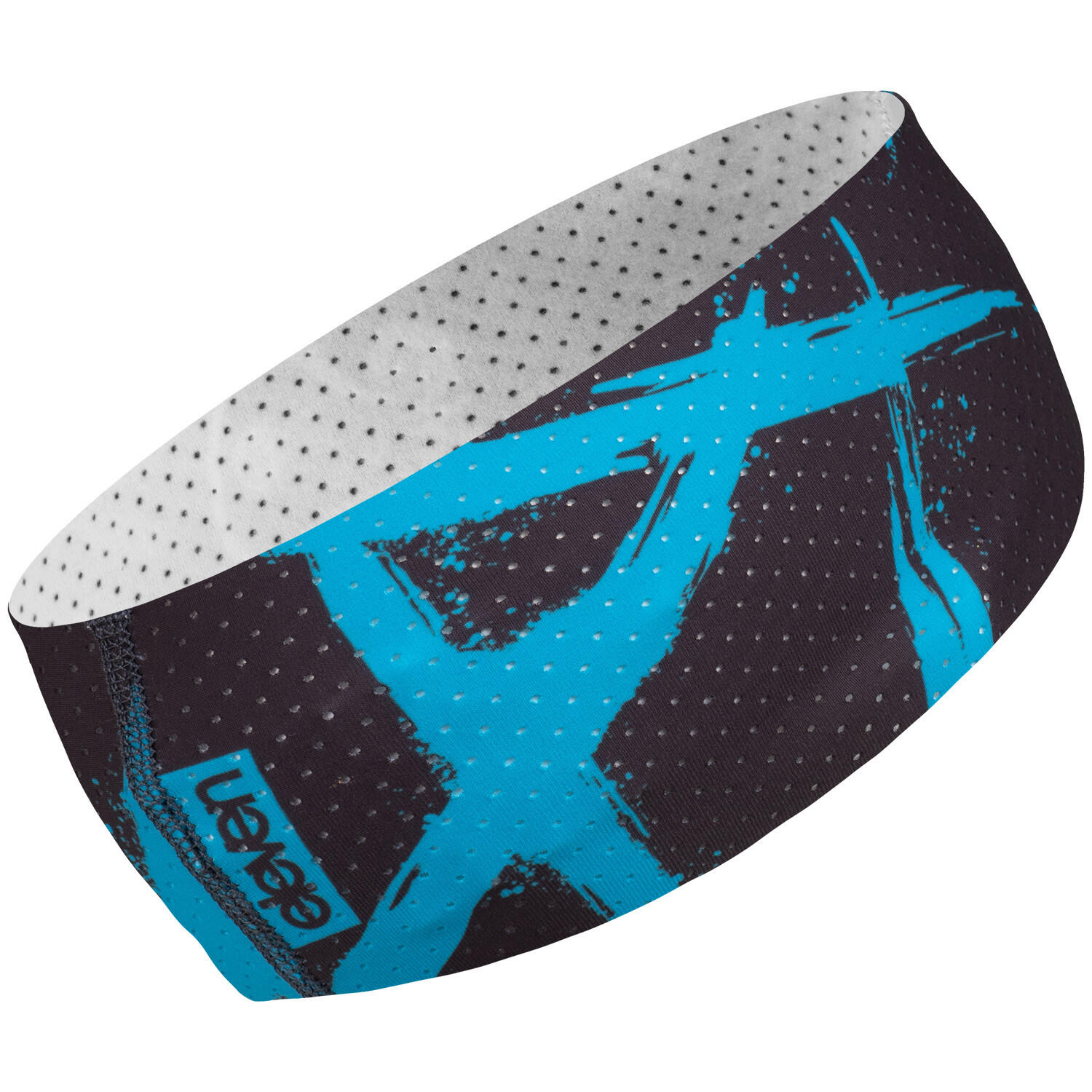 Sportstirnband Eleven Air XI – schwarz/blau 2/4