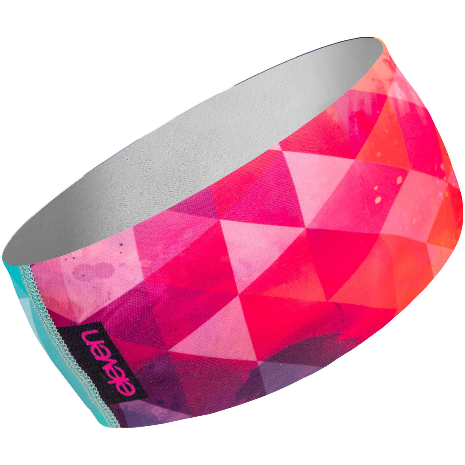 Sportstirnband Eleven Dolomiti Tripeak – orange/rot 3/4