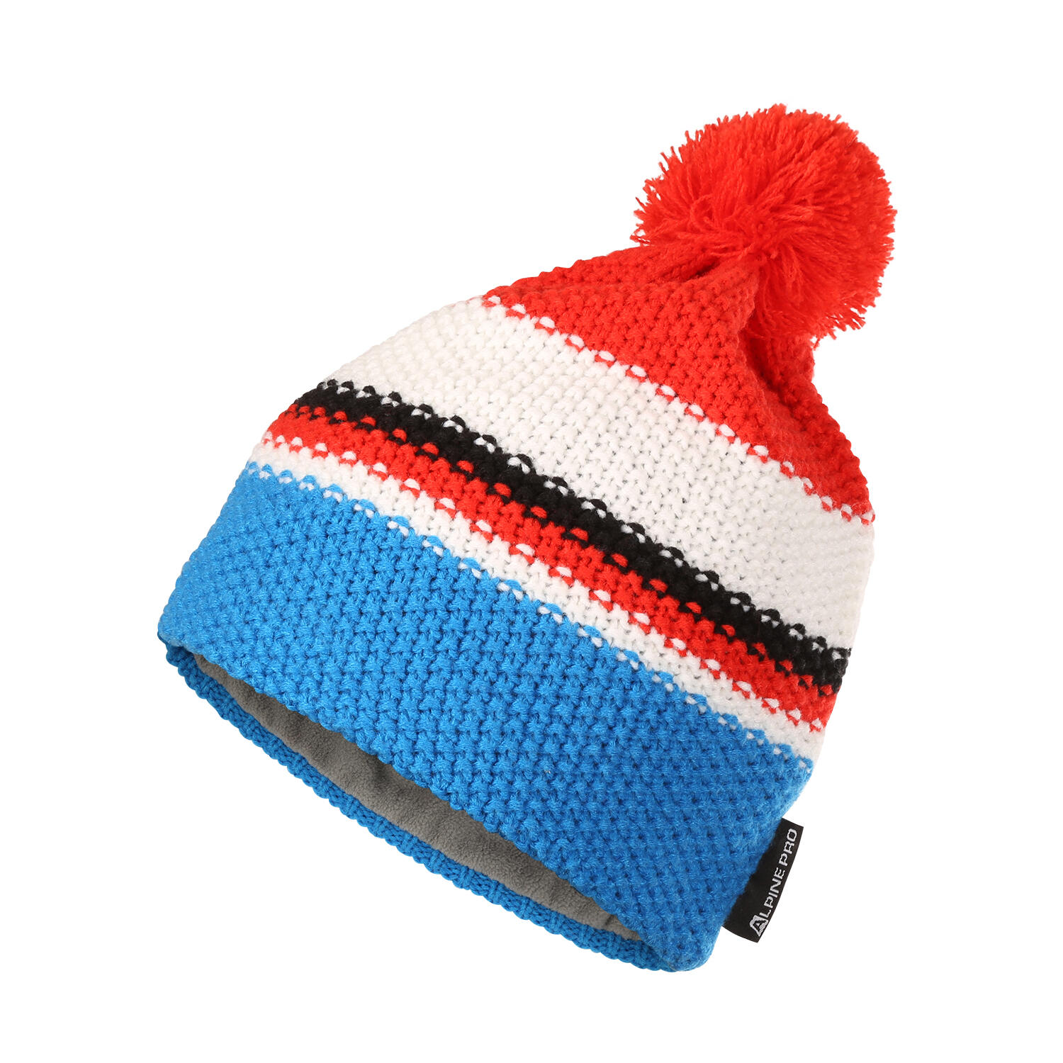 ALPINE PRO Zimní čepice s bambulí FERR