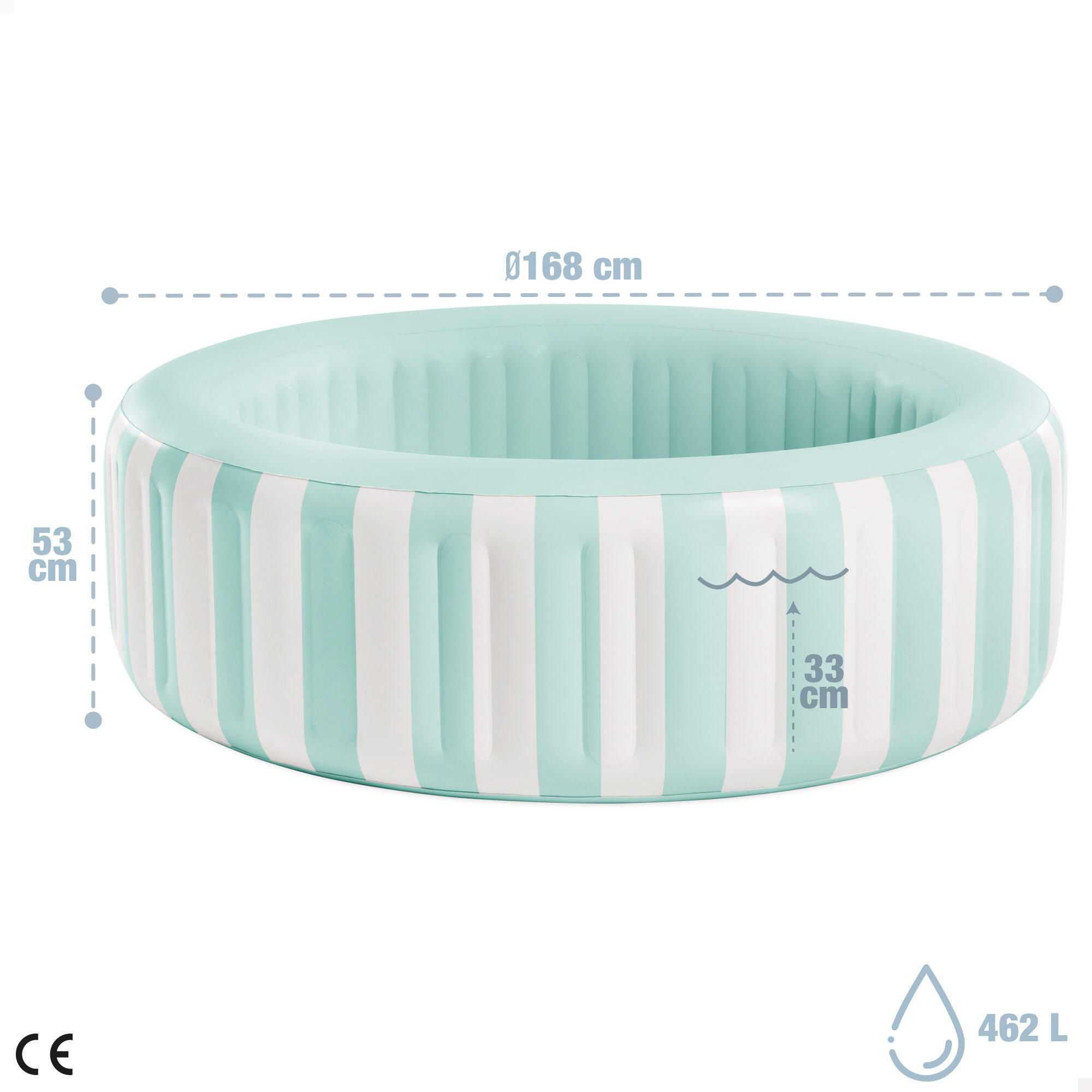 Piscina hinchable redonda D168 cm INTEX 4/7