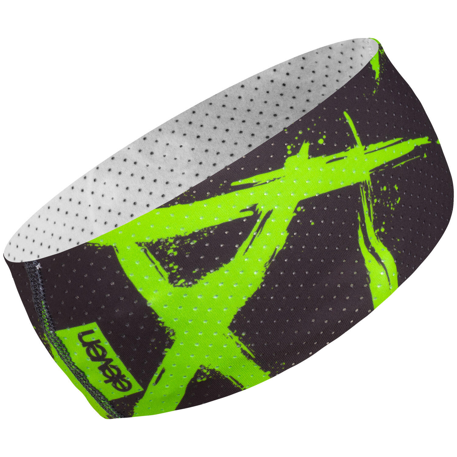 Sportstirnband Eleven Air XI – schwarz/grün 2/2