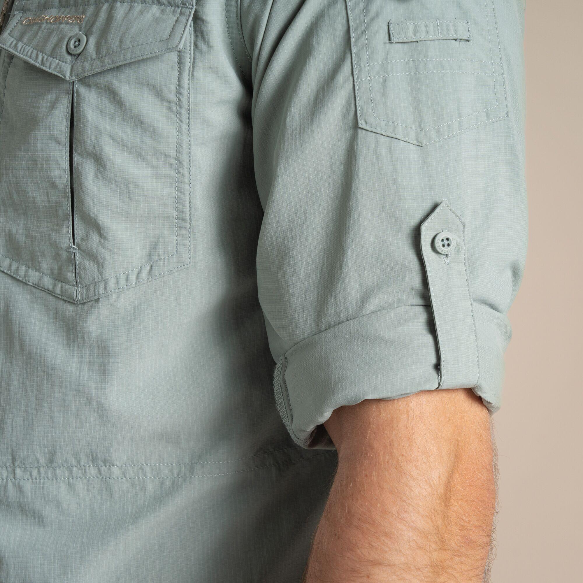 Camisa masculina Craghoppers NosiLife Adventure de manga comprida III 3/7