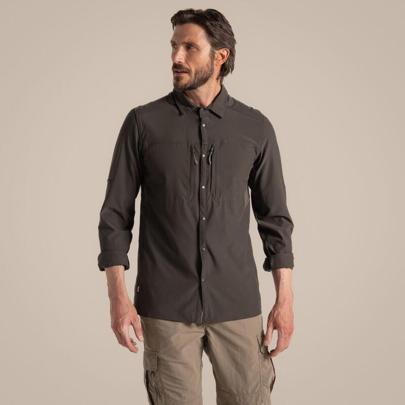 Cămașă bărbătească Craghoppers NosiLife Long Sleeved Pro Shirt V