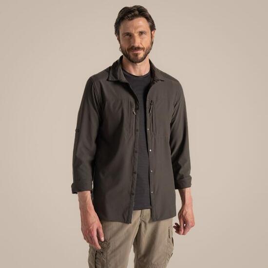 Herrenhemd Craghoppers NosiLife Langarm Pro Shirt V