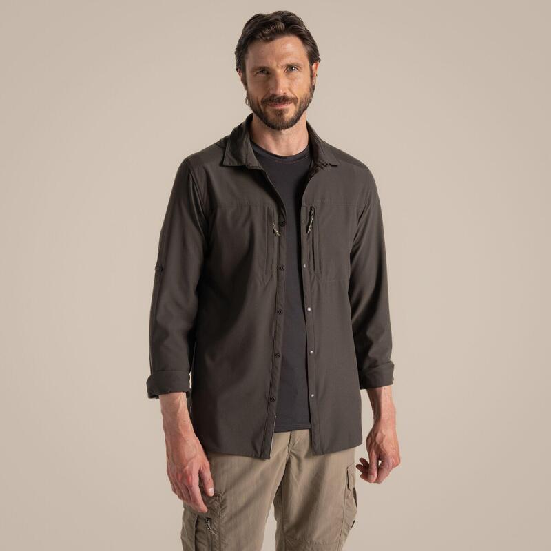 Cămașă bărbătească Craghoppers NosiLife Long Sleeved Pro Shirt V