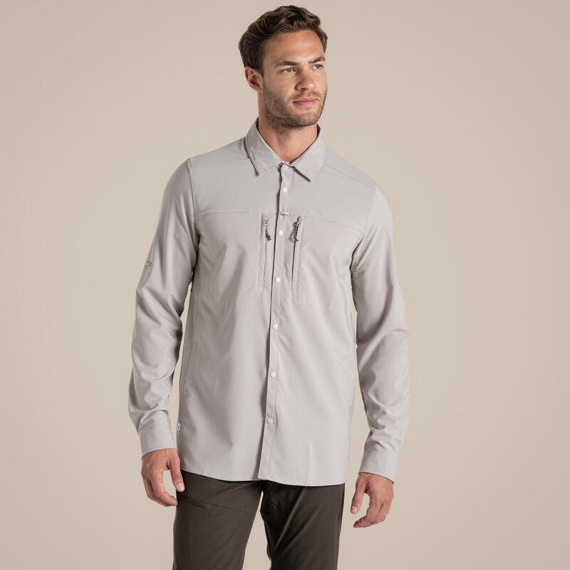 Cămașă bărbătească Craghoppers NosiLife Long Sleeved Pro Shirt V