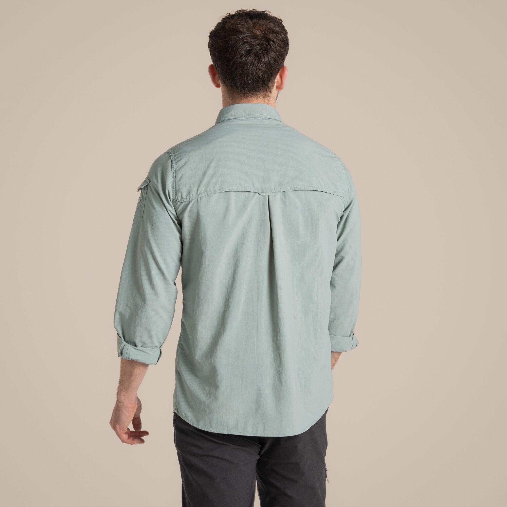Camisa masculina Craghoppers NosiLife Adventure de manga comprida III 4/7